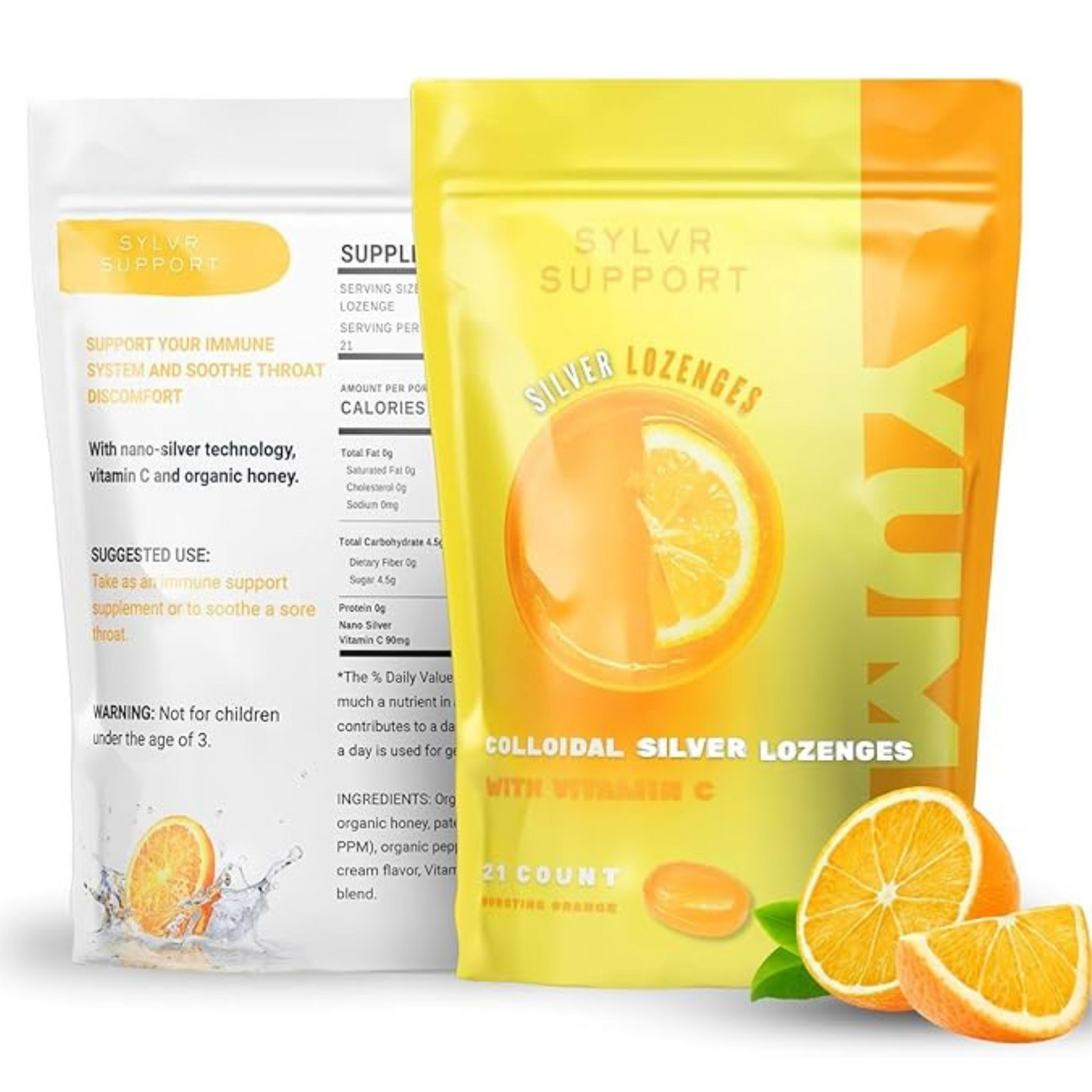 Colloidal Silver Vitamin C Lozenges